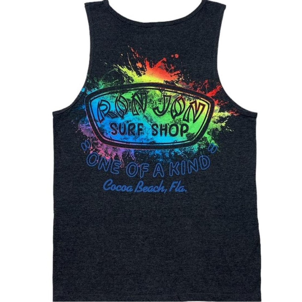 Ron Jon Surf Shop Colorful Paint Splatter Tank Top Men’s Size XL Cocoa Beach